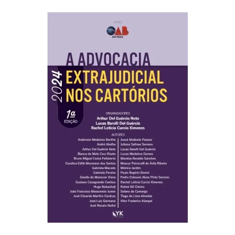 A ADVOCACIA EXTRAJUDICIAL NOS CARTÓRIOS - 2024
