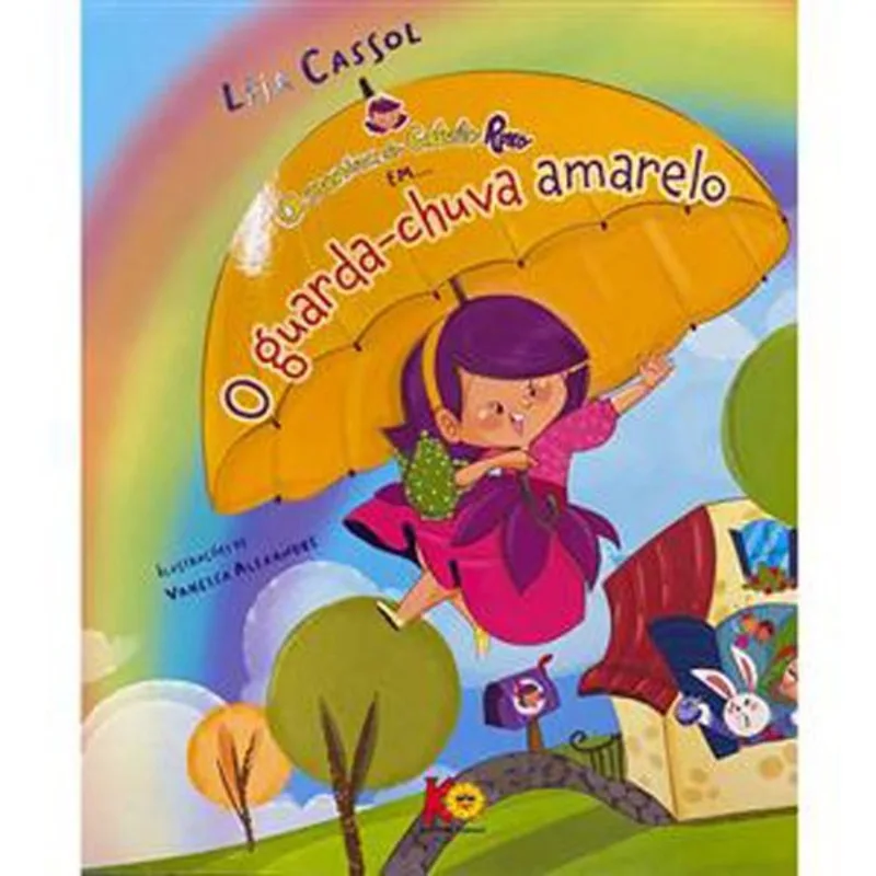 Livro A Menina Do Cabelo Roxo Em... O Guarda-chuva Amarelo Cass Ol (MP)