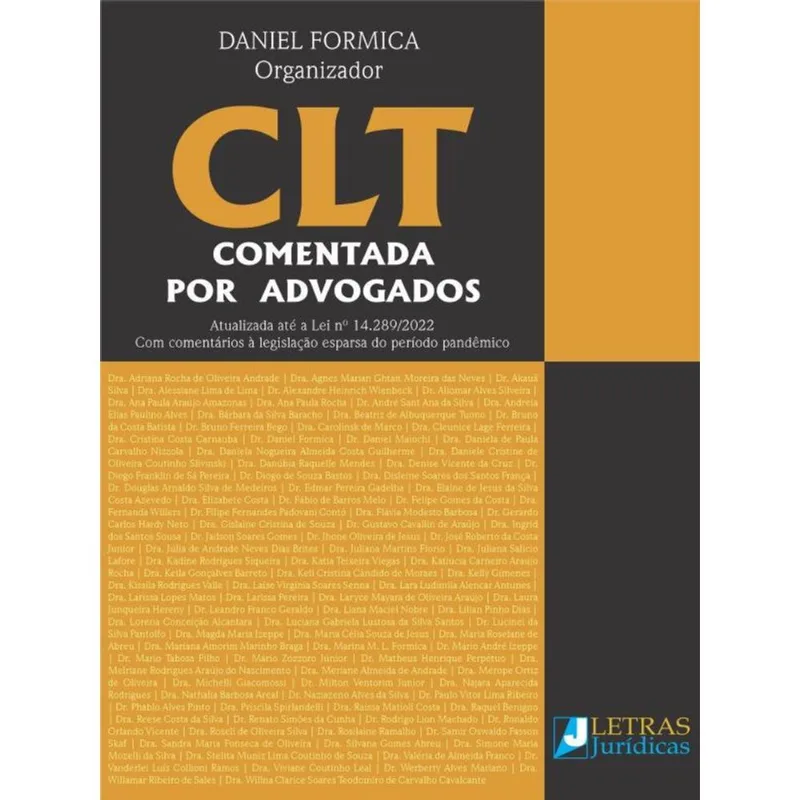 CLT - COMENTADA POR ADVOGADOS