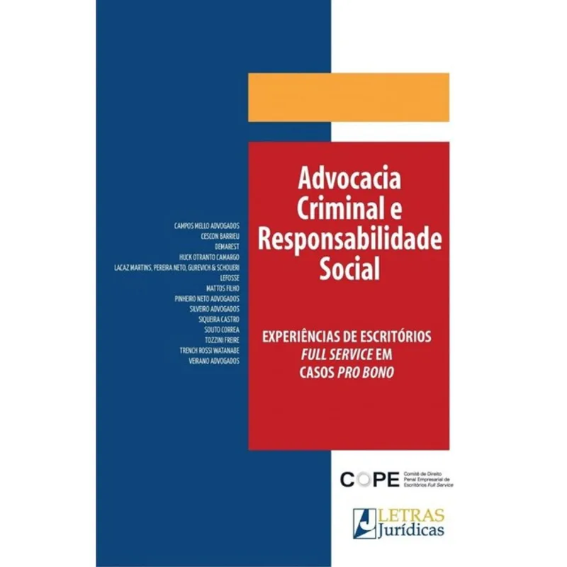 ADVOCACIA CRIMINAL E RESPONSABILIDADE SOCIAL - 2026
