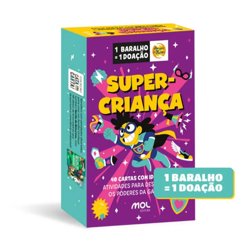Baralho Infantil - Super Criança - PB Kids - Mol