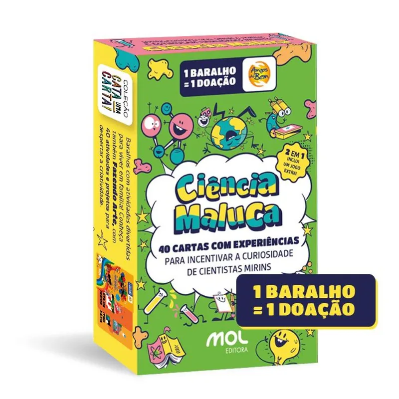 Baralho Infantil - Ciência Maluca