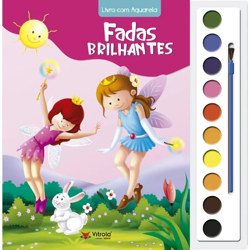 Livro Aquarela - Fadas Brilhantes (MP)
