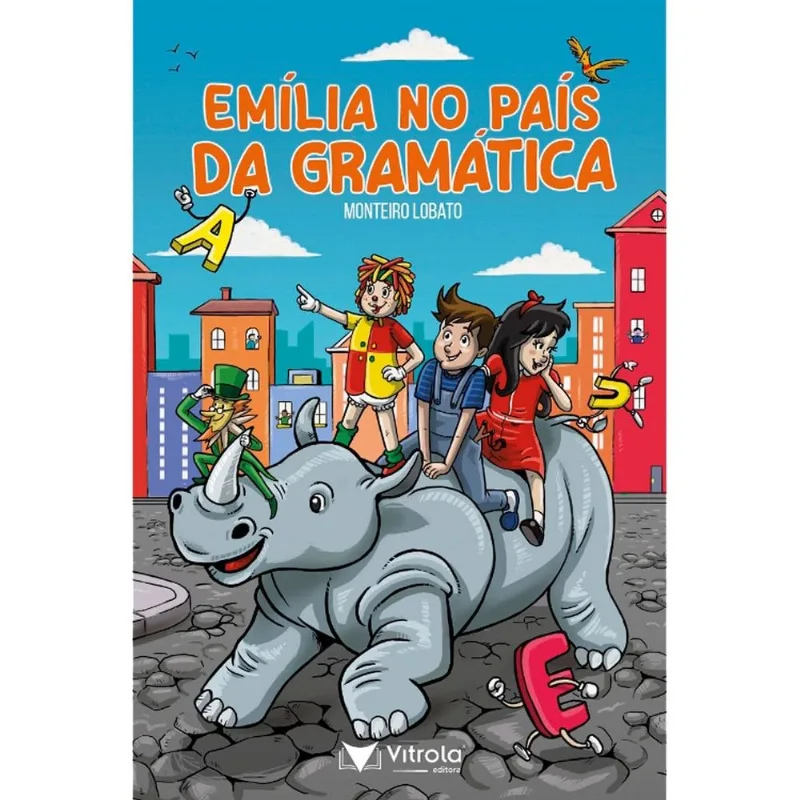 Livro Emília No País Da Gramática - Vitrola (MP)