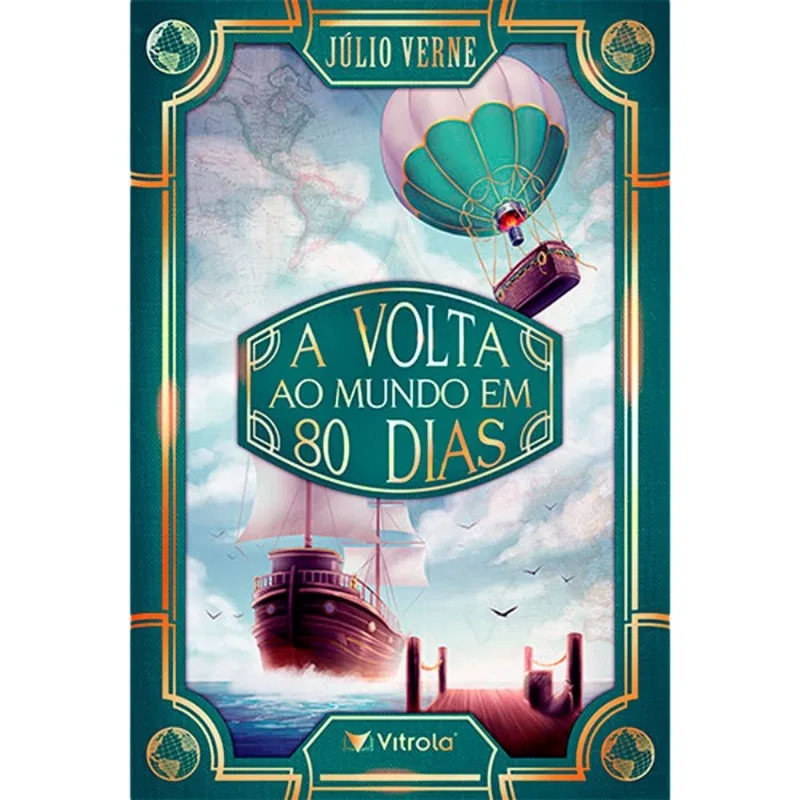 Livro A Volta Ao Mundo Em 80 Dias - Vitrola (MP)