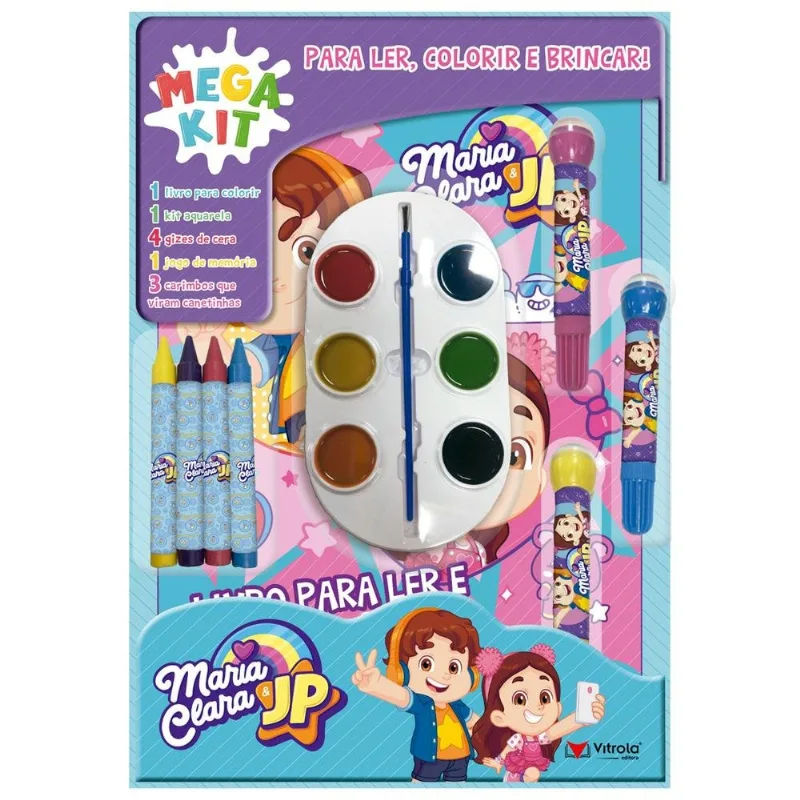 Livro Vitrola Super Color Pack Maria Clara E JP (MP)