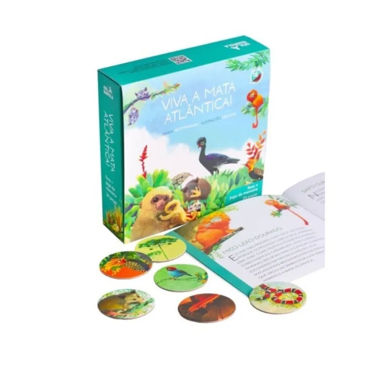 Viva A Mata Atlântica! - Kit Livro E Jogo Da Memória