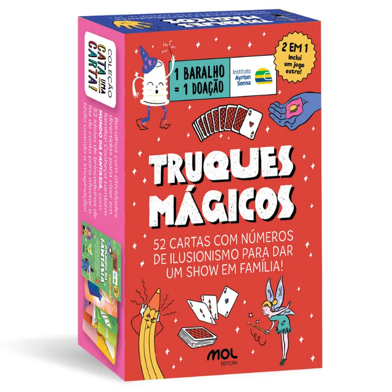 Baralho Infantil - Caixinha de Mágicas - PB Kids - Mol