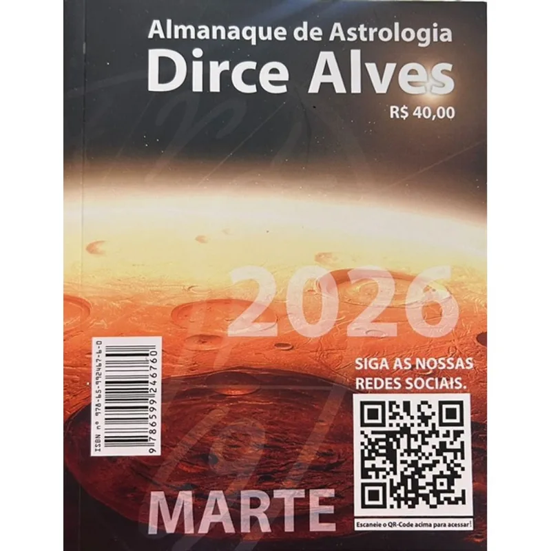Almanaque De Astrologia Dirce Alves 2026