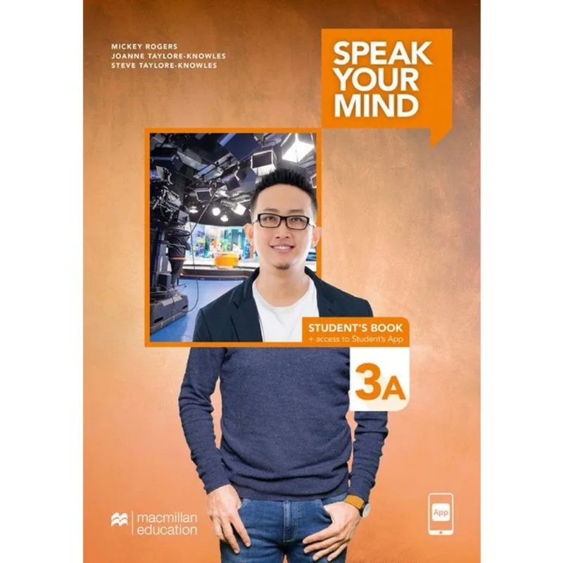 SPEAK YOUR MIND STUDENT'S BOOK & APP W/WB-3A (NO/KEY)