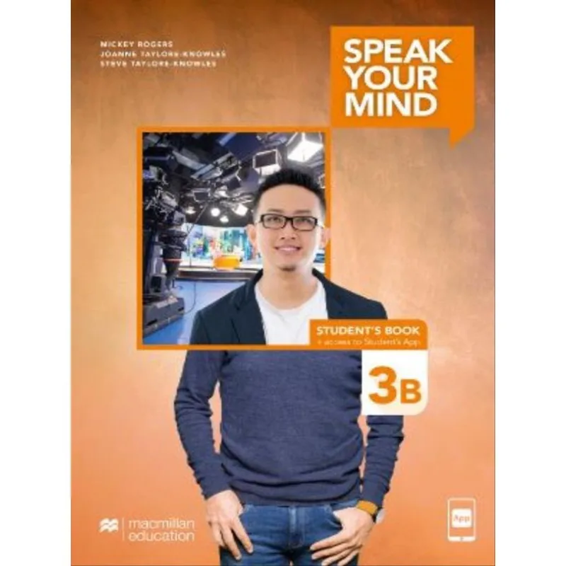 SPEAK YOUR MIND STUDENT'S BOOK & APP W/WB-3B (NO/KEY)