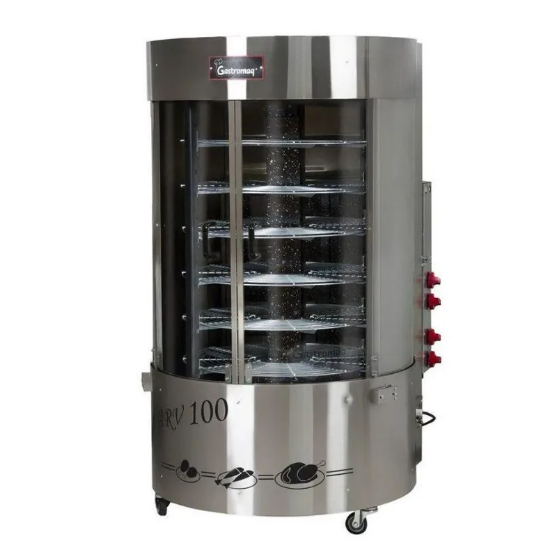 Forno Giratório a Gás 100 Kg arv 100 sqc Gastromaq