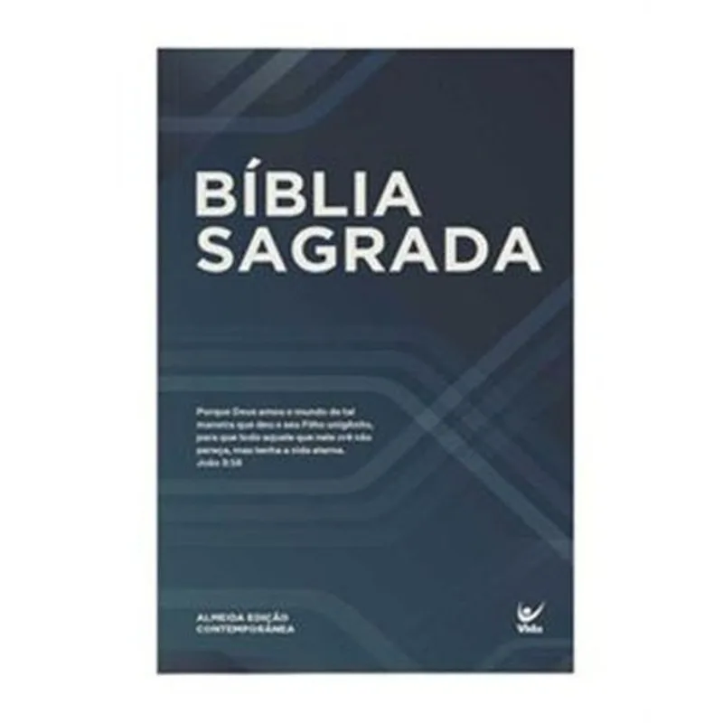 Livro Bíblia Aec Capa Brochura Petróleo Editora Vida (MP)