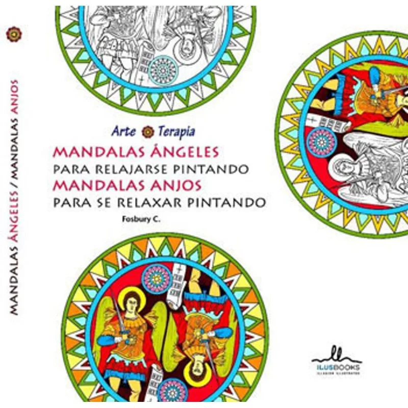 MANDALAS ANGELES PARA RELAJARSE PINTANDO - MANDALAS ANJOS PARA SE RELAXAR PINTANDO