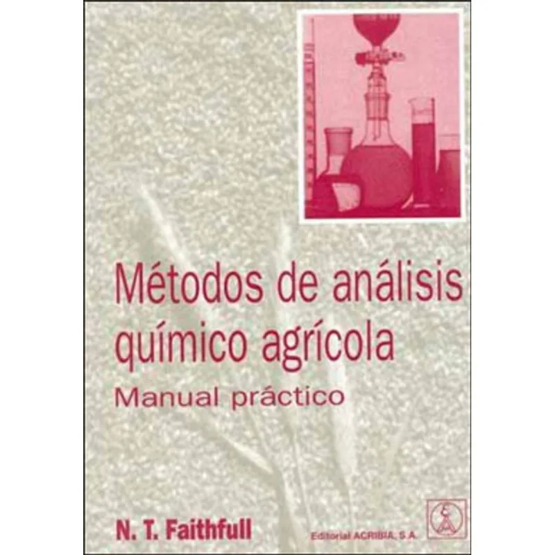 METODOS DE ANALISES QUIMICO AGRICOLA - MANUAL PRATICO