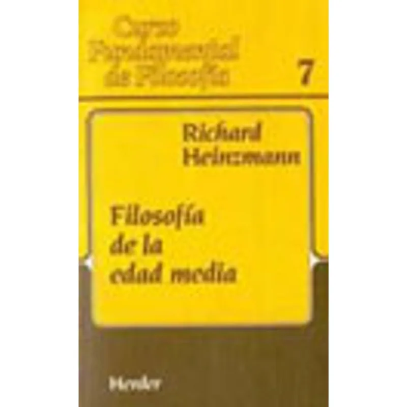 FILOSOFIA DE LA EDAD MEDIA
