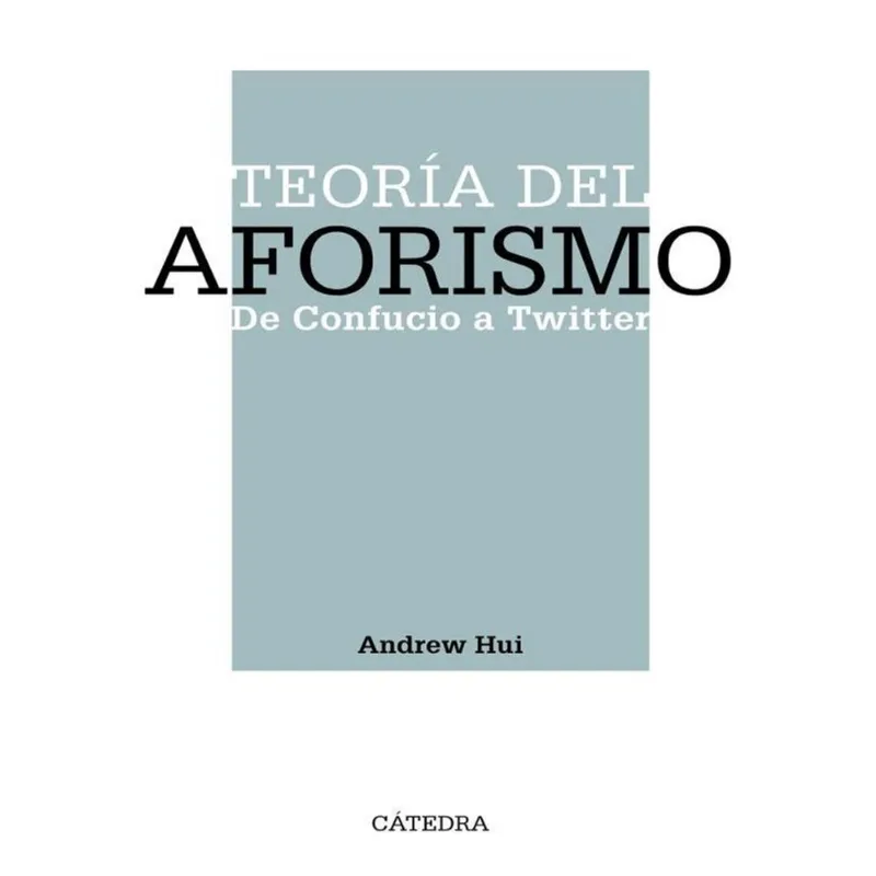 TEORÍA DEL AFORISMO