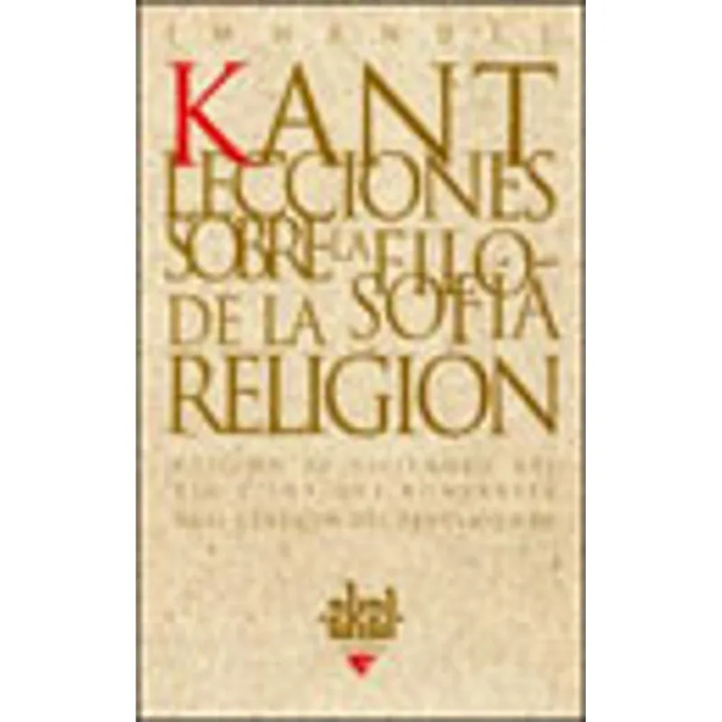 LECCIONES SOBRE LA FILOSOFIA DE LA RELIGION