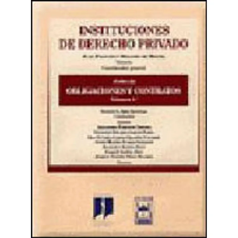 INSTITUCIONES DE DERECHO PRIVADO - OBLIGACIONES Y CONTRATOS TOMO III VOL.3