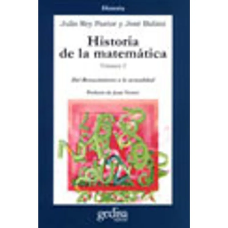 HISTORIA DE LA MATEMÁTICA VOL.2