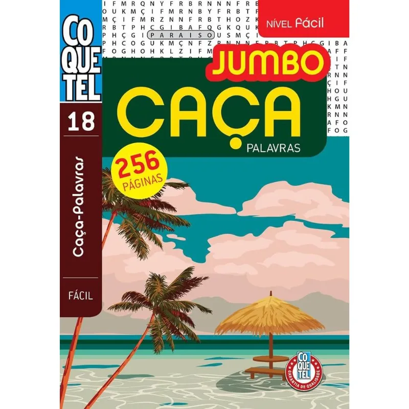 Caça Palavras Jumbo - Nível Fácil 18