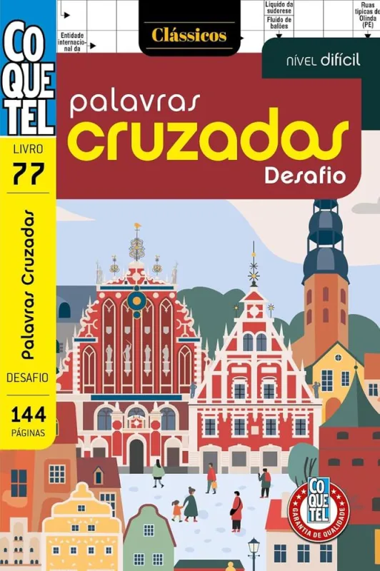 Palavras Cruzadas - Nível Desafio 77 - LC - Livros
