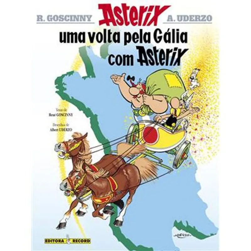 Livro Uma Volta Pela Gália (nº 5 As Aventuras De Asterix) Record (MP)