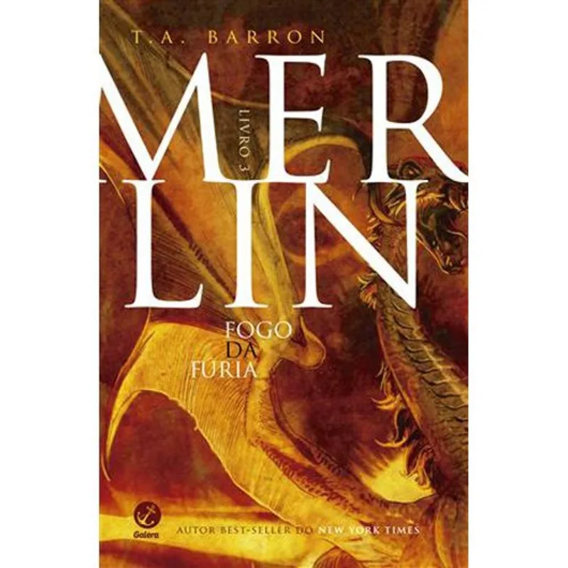 Livro Merlin: Fogo Da Fúria (vol. 3) Galera (MP)