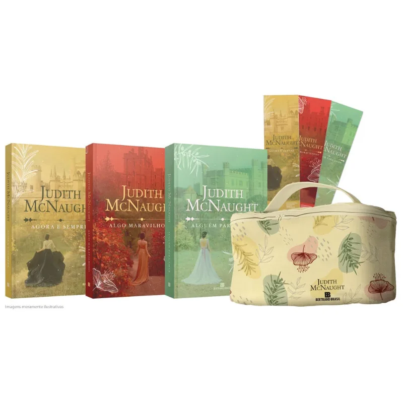 Kit Judith McNaught (acompanha nécessaire + marcadores)