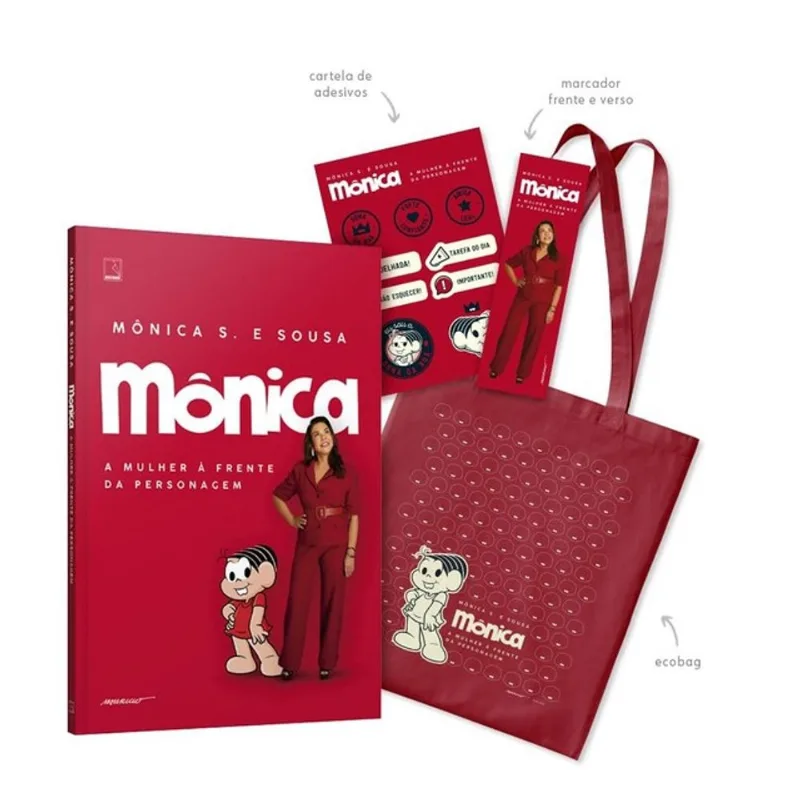 MÔNICA - A MULHER À FRENTE DA PERSONAGEM - COM BRINDES