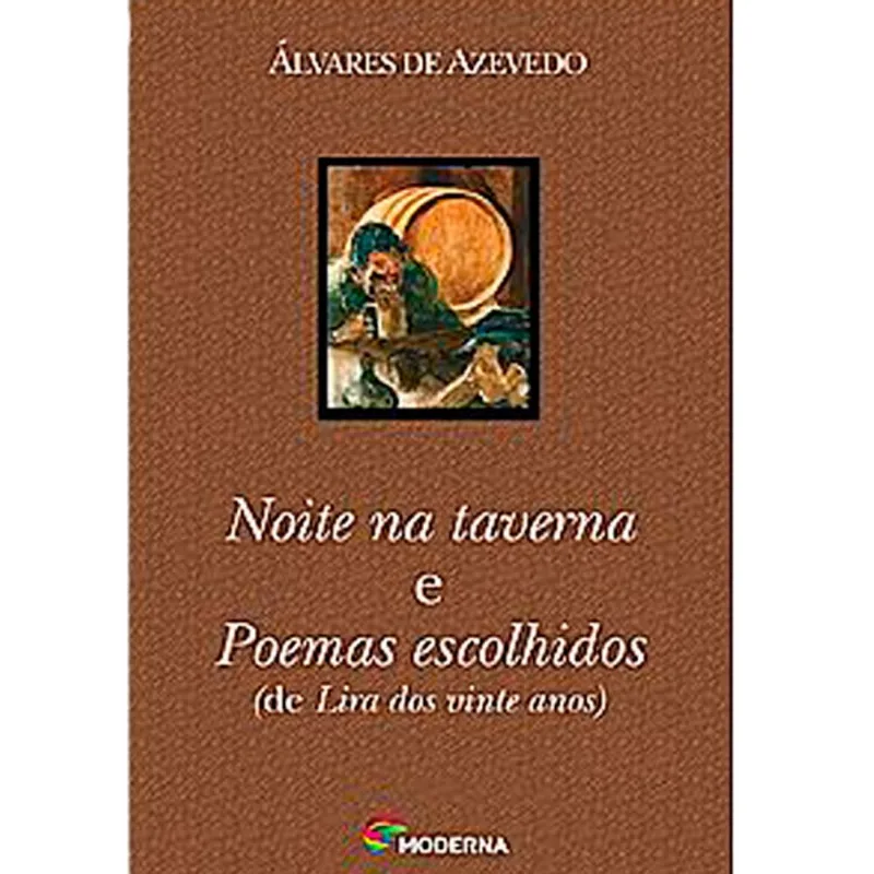 Livro Noite Na Taverna E Poemas Escolhidos Editora Moderna (MP)
