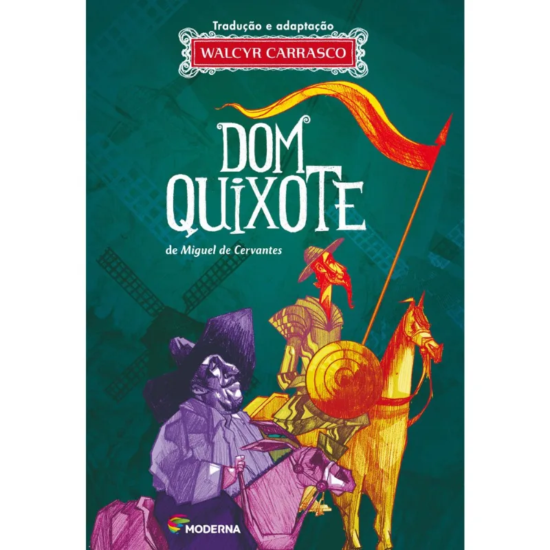 Livro Dom Quixote Editora Moderna (MP)