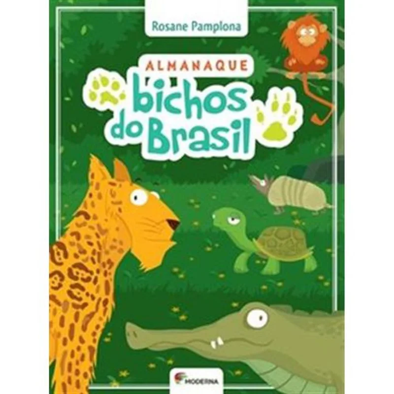 Livro Almanaque Bichos Do Brasil Moderna Literatura (MP)