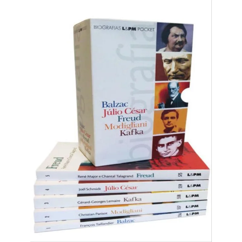 CAIXA ESPECIAL BIOGRAFIAS, 5 VOLUMES