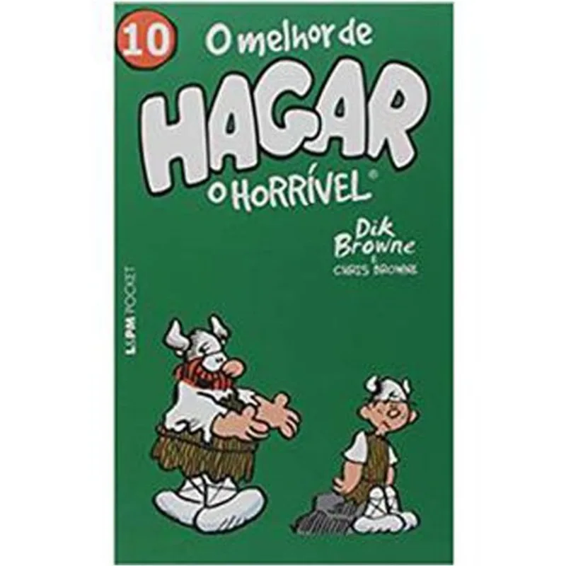 Livro O Melhor De Hagar O Horrível Vol 10 1273 Pocket L&p M (MP)