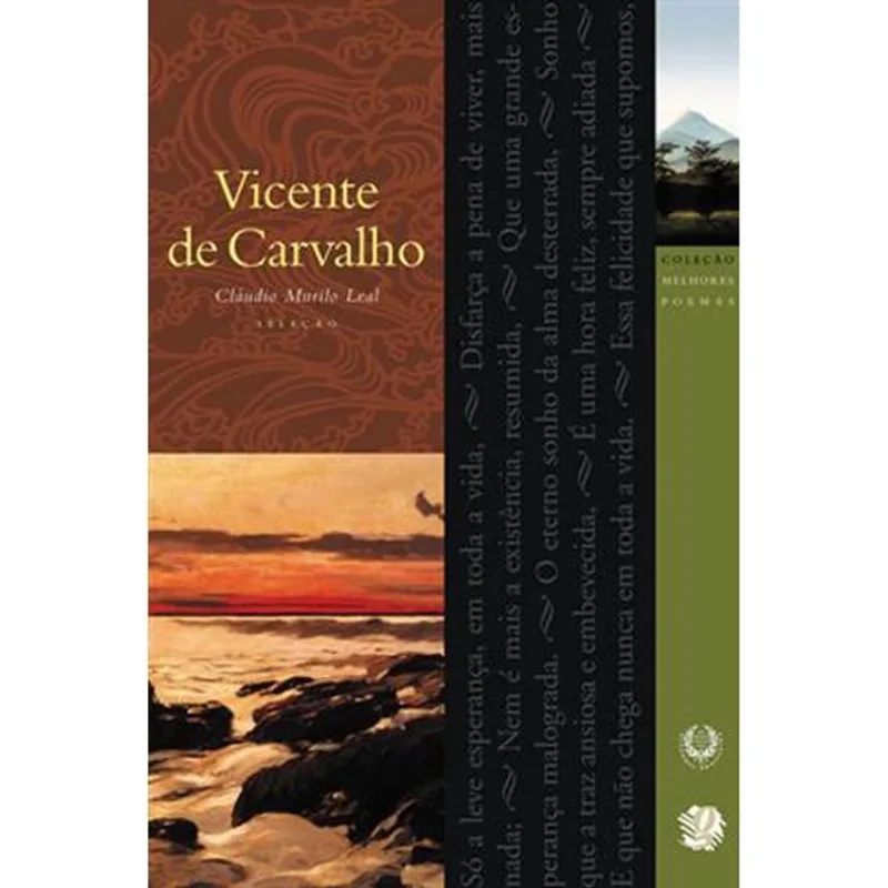 Livro Melhores Poemas Vicente De Carvalho Global (MP)