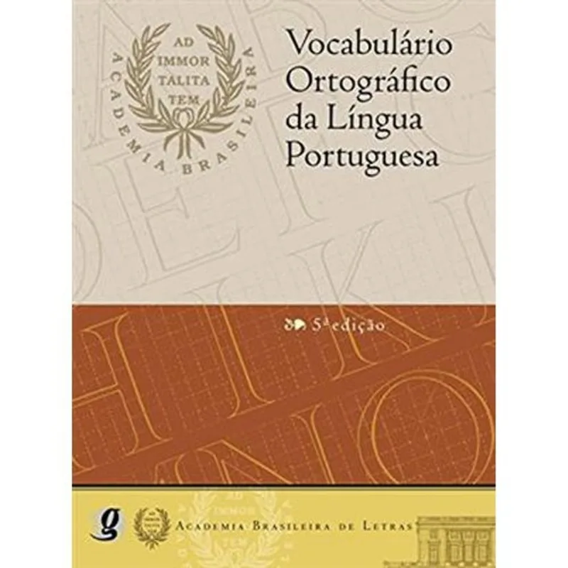 Livro Vocabulário Ortográfico Da Língua Portuguesa (PROFESSOR) Gl Obal (MP)