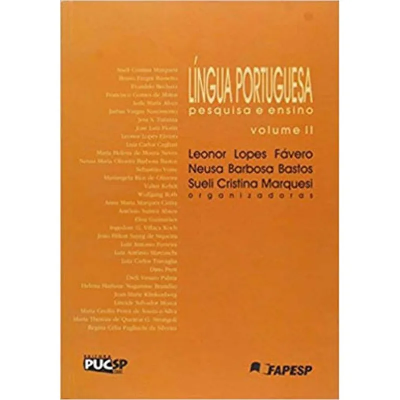 LINGUA PORTUGUESA - PESQUISA E ENSINO - VOL. 2