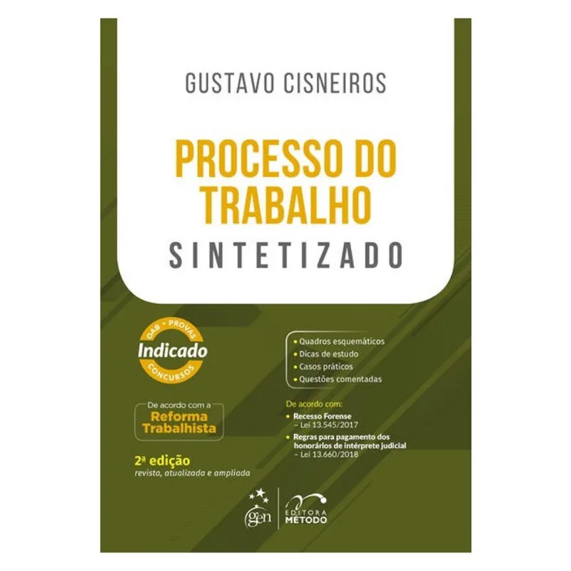 PROCESSO DO TRABALHO SINTETIZADO - 2ª EDIÇÃO 2018