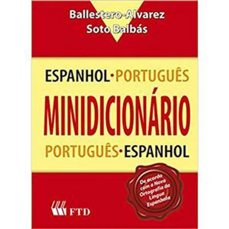 Livro Minidicionário Português/espanhol Ftd (MP)