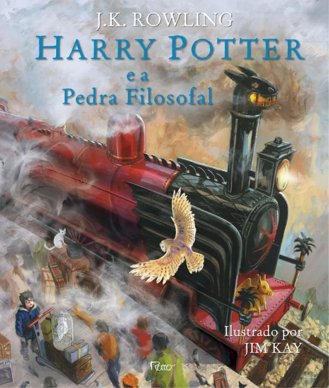 Harry Potter E A Pedra Filosofal 1 - Ilustrado - LC - Livros