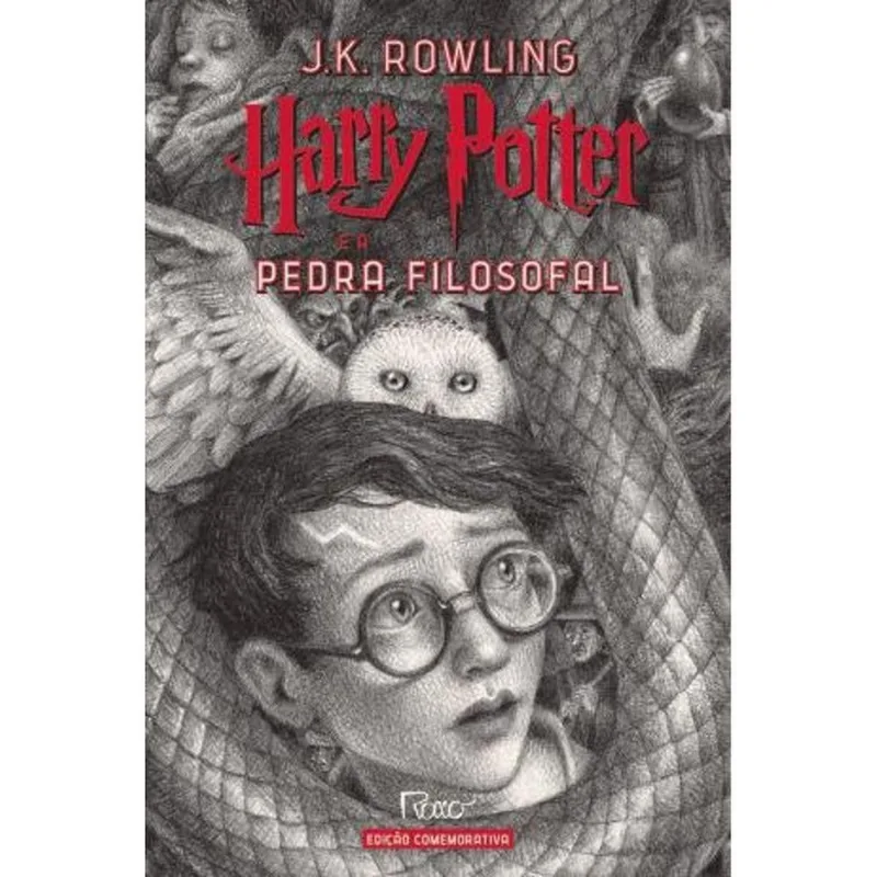 Livro Harry Potter - 20 Anos - Volume 01 - E A Pedra Filosofal (MP)