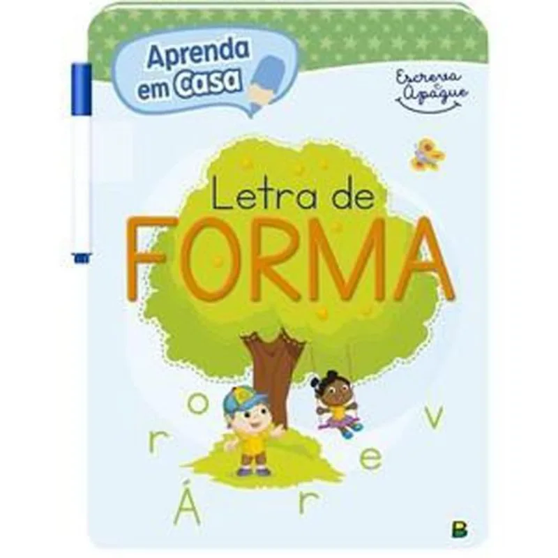 Livro Aprenda Em Casa Escreva E Apague: Letra De Forma Todolivro (MP)
