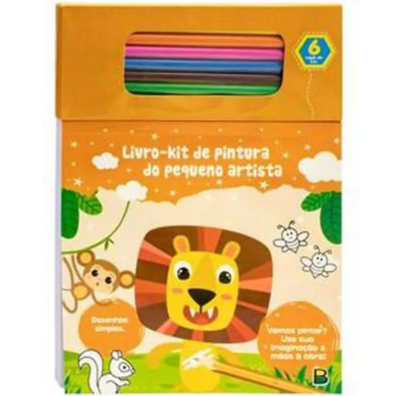Livro De Pintura Do Pequeno Artista: Laranja Brasileitura (MP)