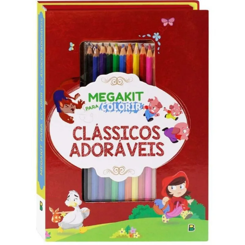 Megakit Para Colorir: Classicos Adoraveis