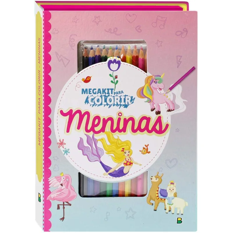 Megakit Para Colorir - Meninas - LC - Livros