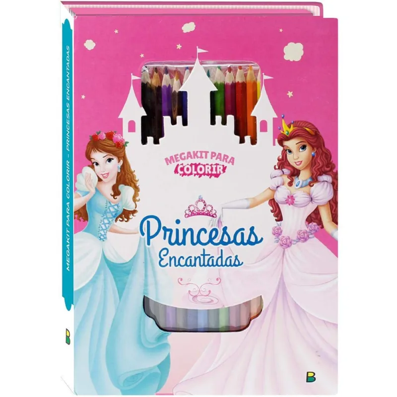 Megakit Para Colorir - Princesas Encantadas - LC - Livros