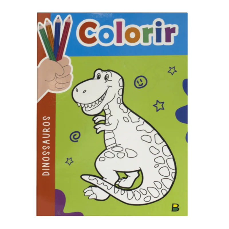 LIVRO COLORIR (B): DINOSSAUROS