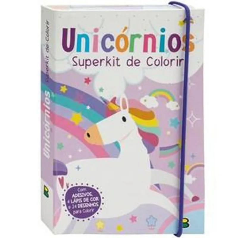 Livro Superkit De Colorir: Unicórnios Todolivro (MP)