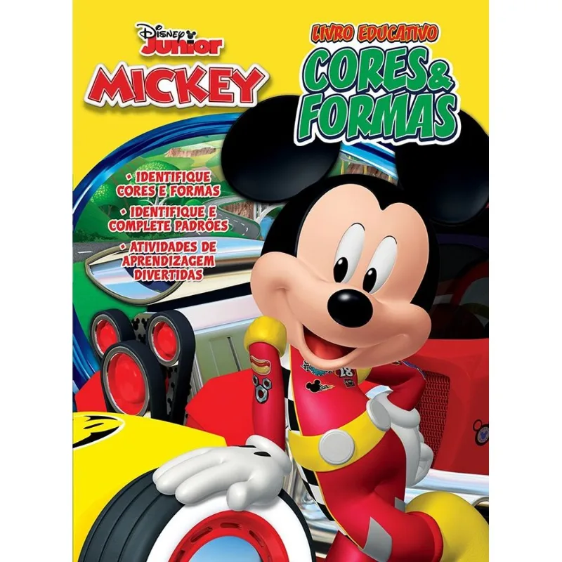 Atividades Educativas Disney Letras Números E + Cores E Formas